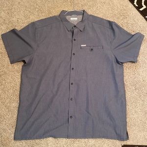 Mens XXL Columbia button down dress shirt excellent condition.